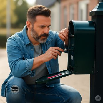 Professional mailbox repair technician in Columbus
